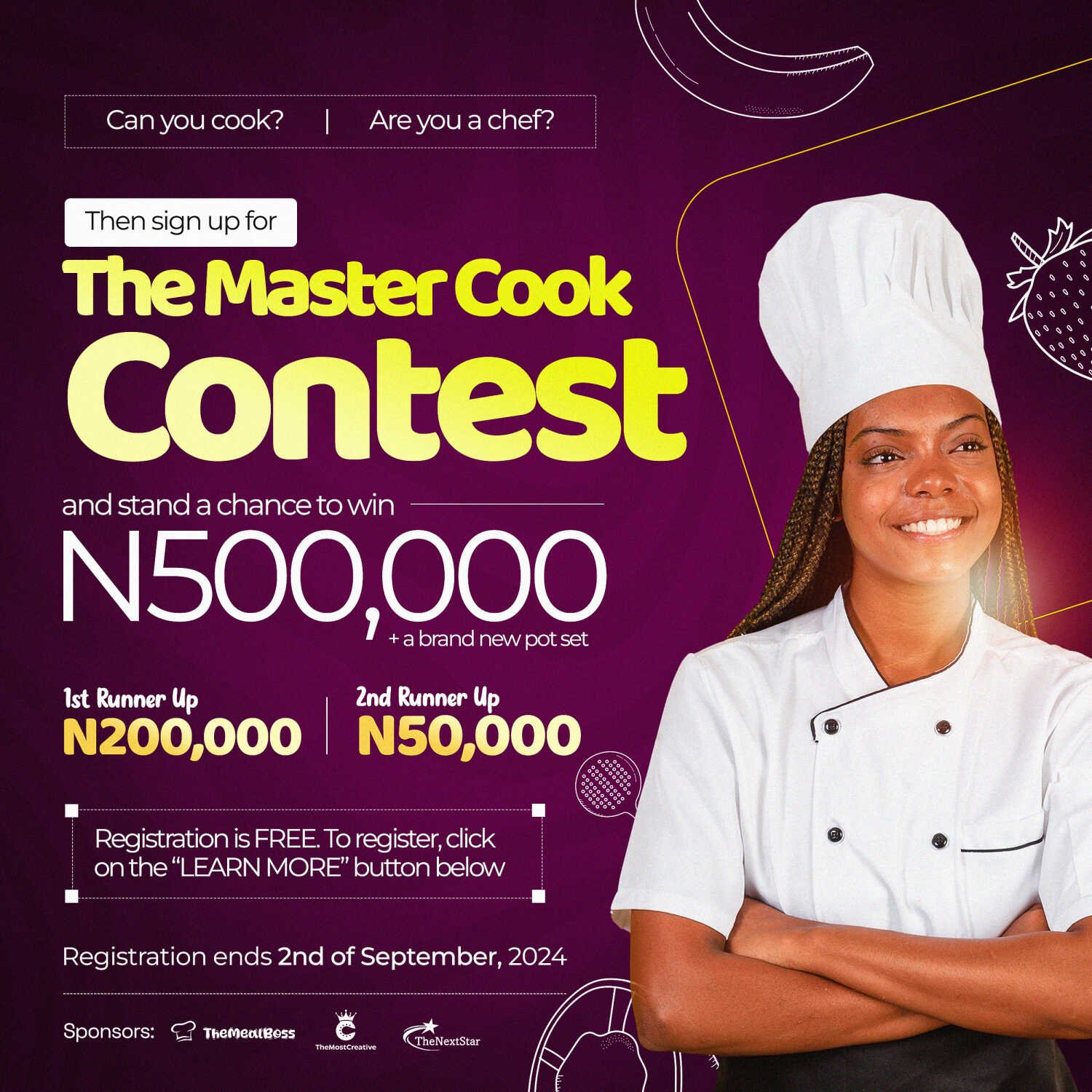 Home Competitions The Master Cook Contest - September 2024 [Completed]